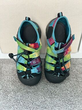 Kids’ colorful Keen waterproof Closed-Toe Sandals size 13